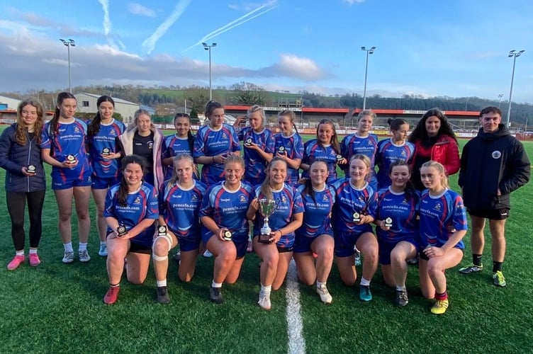 Ysgol Godre’r Berwyn school's under 18 rugby team has been crowned Welsh champions