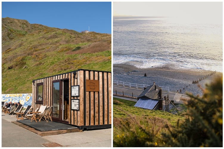 Y Nyth cafe at ABERPOETH.