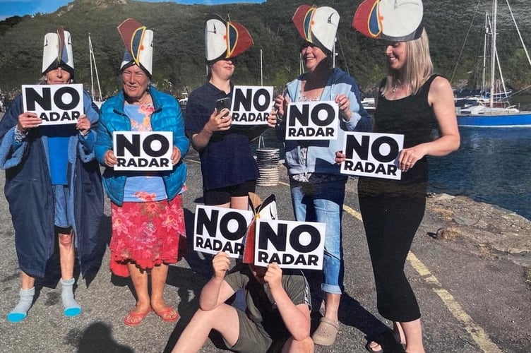 Protests against the proposed Deep Space Advanced Radar Concept (DARC) plans have taken place at Brawdy Barracks
