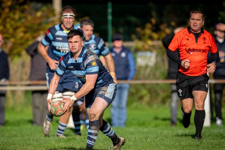 Aberystwyth tailed off in the second half against Gowerton (Photo: Sean Fitzpatrick)