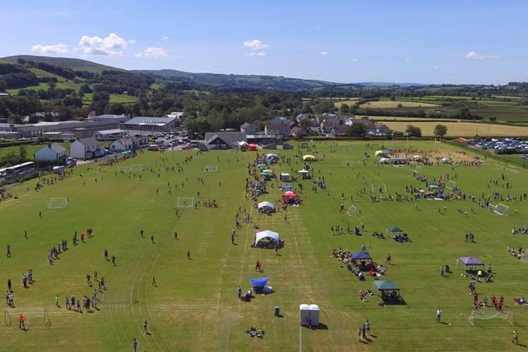 Tregaron Turfs' junior football festival continues to grow in both size and reputation
