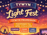 Tywyn Light Fest postponed due to Gwynedd weather warning
