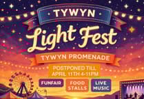 Tywyn Light Fest postponed due to Gwynedd weather warning