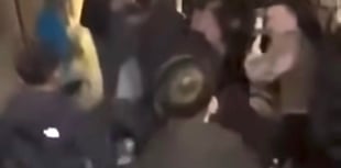 Teens arrested following stabbing incident at west Wales train station