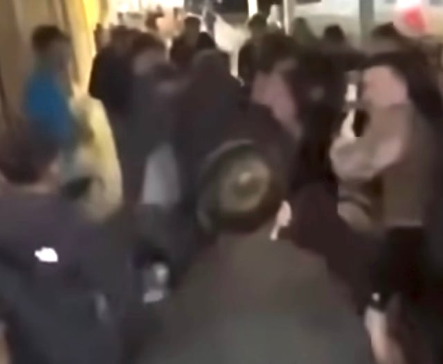 Teens arrested following stabbing incident at west Wales train station