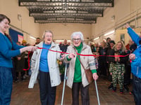 'Horrendous' weather did not dampen spirits at playground launch