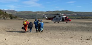 Criccieth crews rescue teen injured near Portmeirion