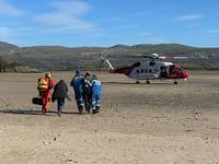 Criccieth crews rescue teen injured near Portmeirion