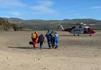 Criccieth crews rescue teen injured near Portmeirion