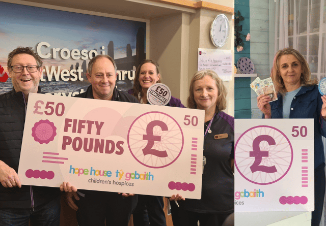 Aber businesses join £50 Challenge for Hope House Children's Hospice