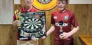 Jaelan crowned Aberystwyth Darts League youth champion