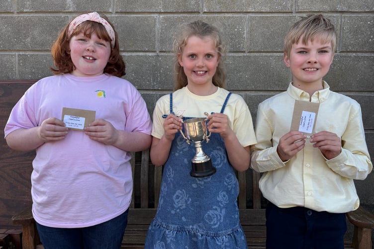 Canu Emyn dan 12: 1, Eila Loader; 2, Ilan Rhun Phillips; 3, Hana Sisto