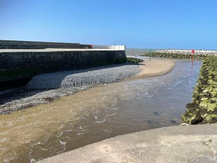 "Temporary improvements" on Aberaeron harbour to fix shingle problem
