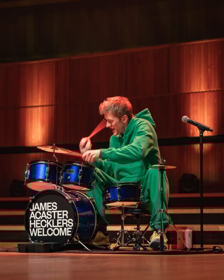 Comedian James Acaster is coming to Cardigan
