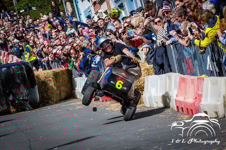 Aberdyfi's first soap box derby was a success. Photo: I and L Photography