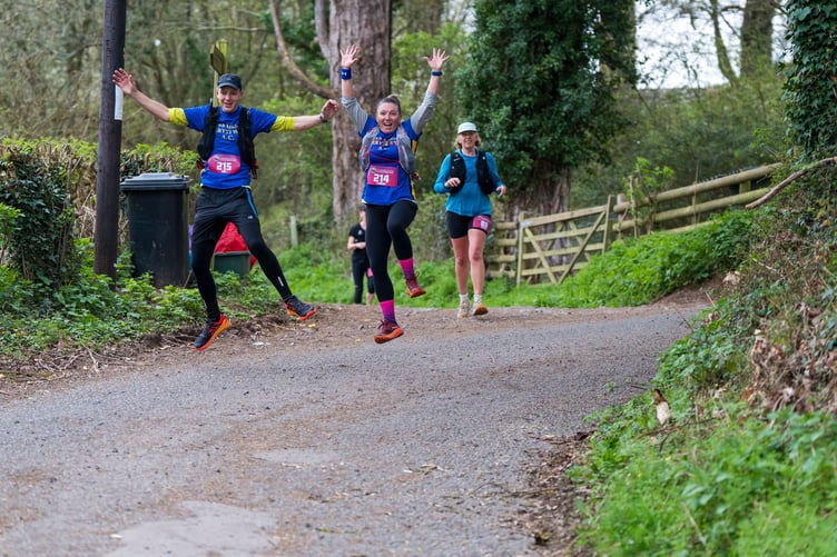 Lyndsey and Dan on the BOWUM Ultra Course