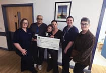 ‘Inspirational’ woman raises £1,500 for Bronglais hospital wards