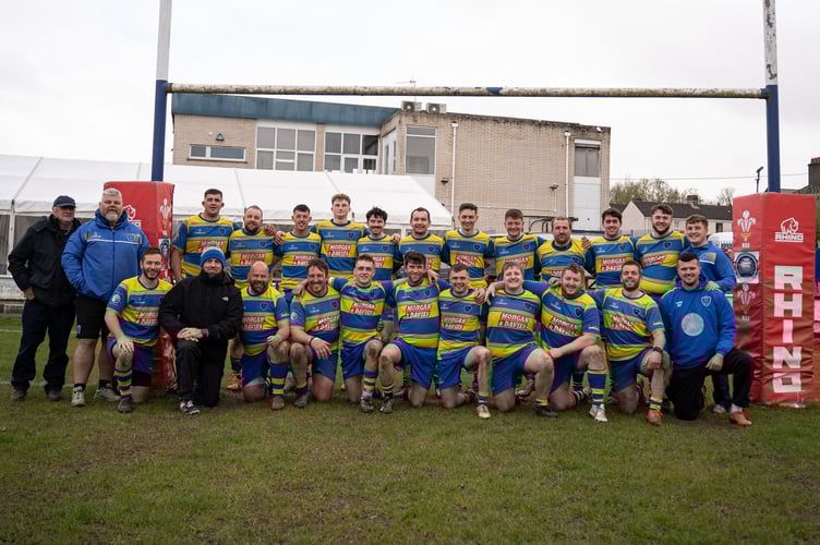 Aberaeron have been promoted to Division One for the first time