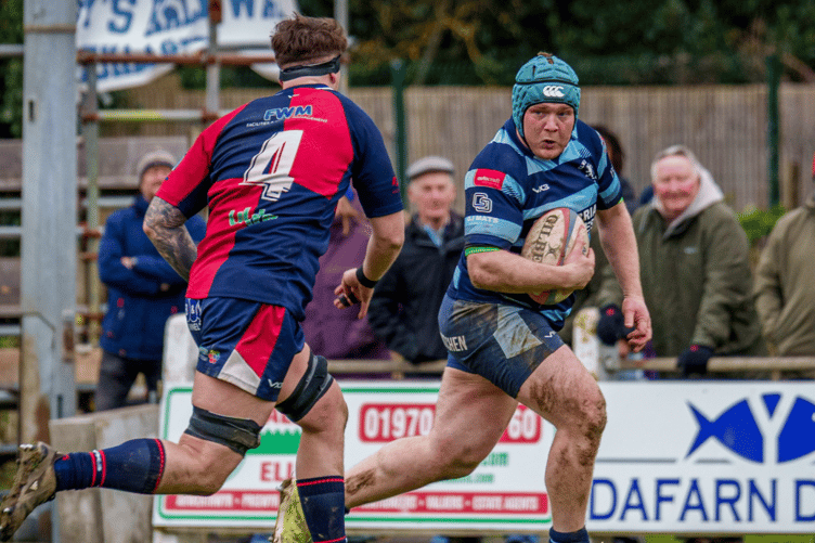 The young Aberystwyth side gained valuable experience against a strong Tata Steel outfit (Photo: Sean Fitzpatrick)
