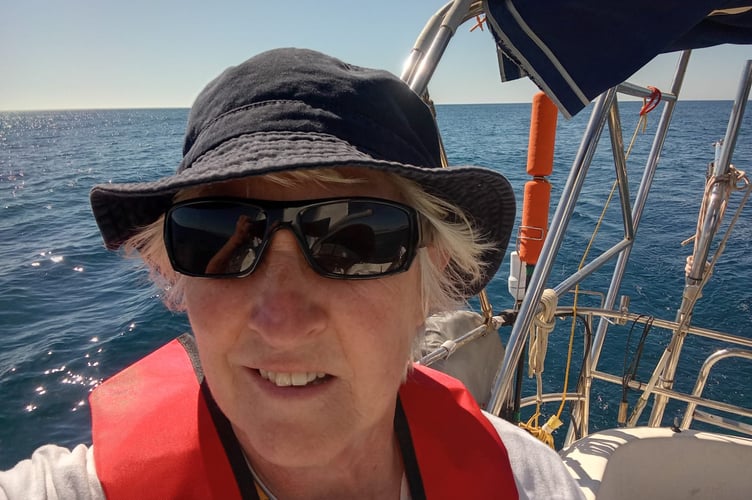 Hannah Schafer on board a boat taking part in the largest-ever flotilla attempting to break Israel's sea blockade to Gaza. Photo: Hannah Schafer