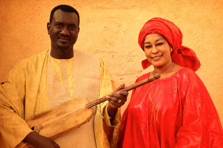 Bassekou Kouyate and Amy Sacko. Photo: Carolina Vallejo© One World Records