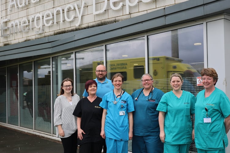 Ysbyty Gwynedd’s Emergency Department has been awarded Bronze accreditation by the Royal College of Emergency Medicine GreenED programme