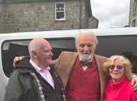 Anthony Hopkins delights Dolgellau while making new film