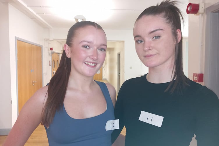 Nansi Fychan and Erin Hesden-Kenny. Photo: Julie McNicholls Vale