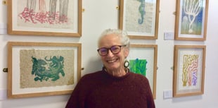 Aberystwyth artists' coastal exhibition opens at Bronglais Hospital