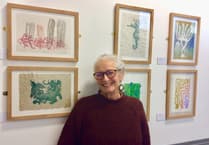 Aberystwyth artists' coastal exhibition opens at Bronglais Hospital