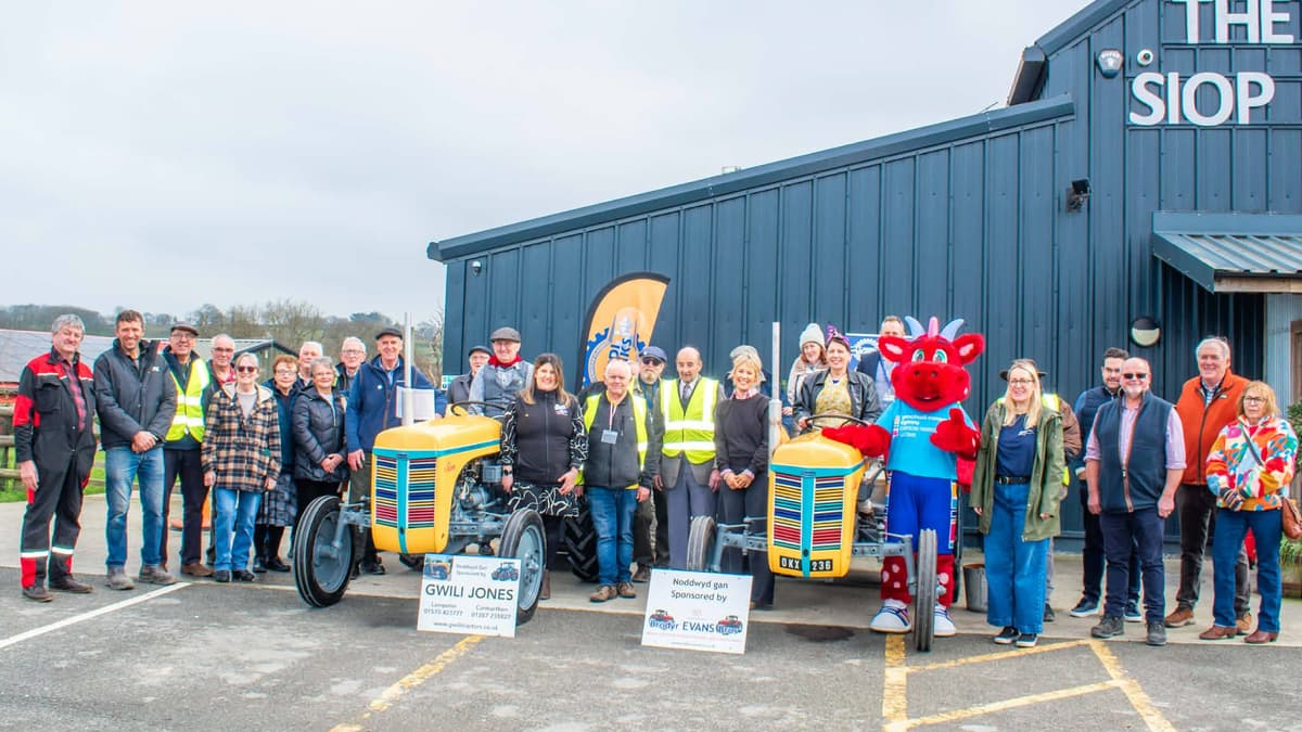 Epic tractor run across Wales to support cancer charity