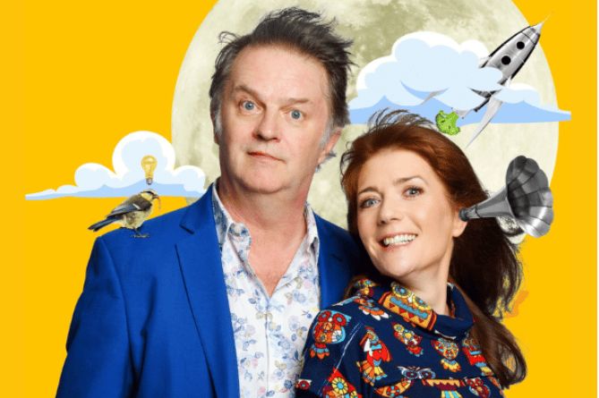 Paul Merton and Suki Webster