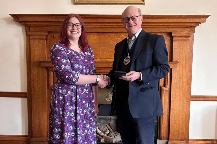 Rebecca Day and Master Draper Patrick Beddows