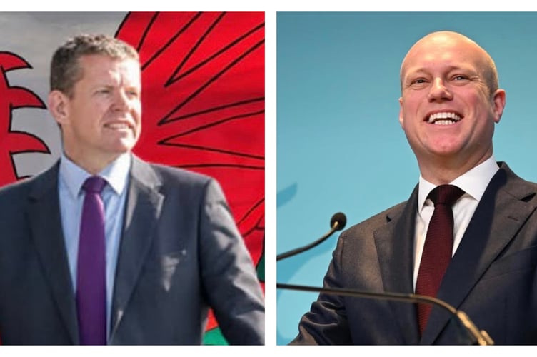 Plaid leader Rhun ap Iorwerth and Reform Wales leader Dan Thomas