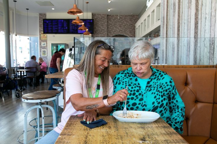 Two Aberystwyth care homes have been recognised for their excellent level of care and support 