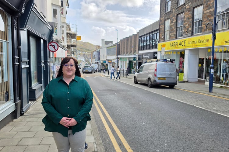 Plaid Cymru candidate Kerry Ferguson