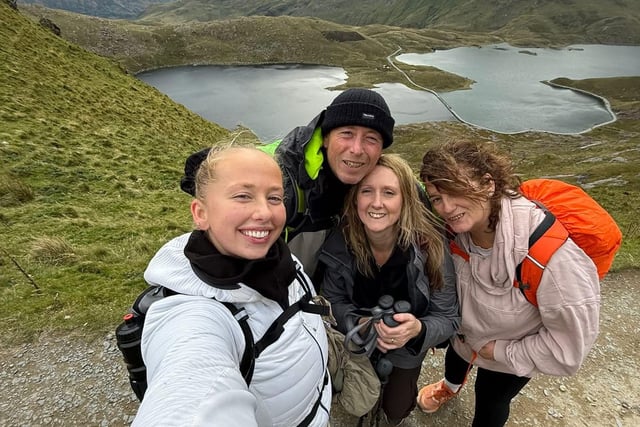 Bronglais team raise £2,500 by taking on Welsh Three Peaks