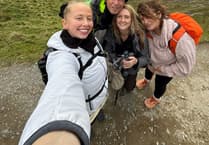 Bronglais hepatology team raise £2,500 by taking on Welsh Three Peaks