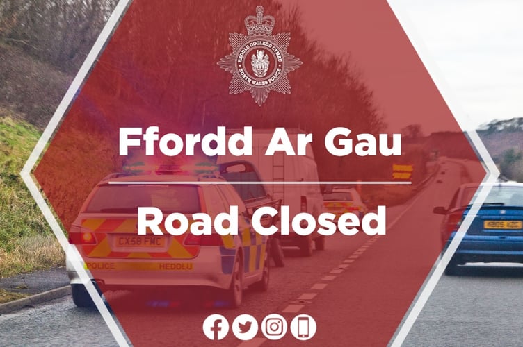 North Wales Police urge motorists to avoid area