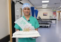 Ysbyty Gwynedd surgeon completes 100th ankle replacement