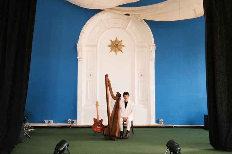 Acclaimed triple harpist and composer, Cerys Hafana