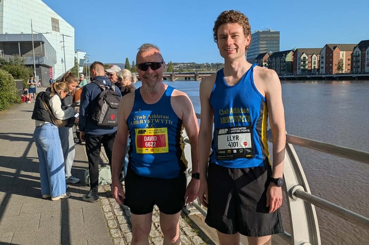 Dave and Llyr at Newport