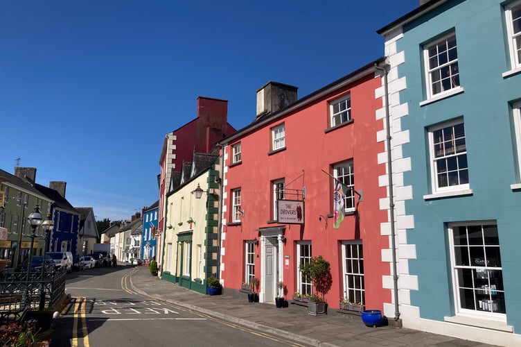 The centre of Llandovery (pic by Richard Youle and free for use for wire 