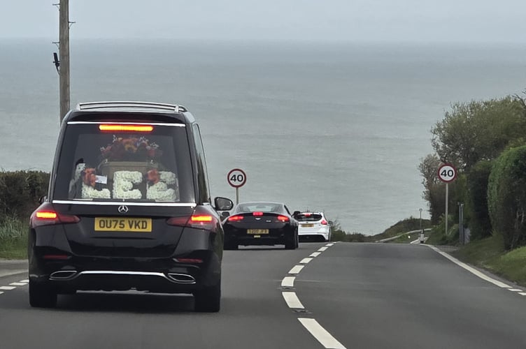 Lee's final drive. Photo: Supplied by Lee's family