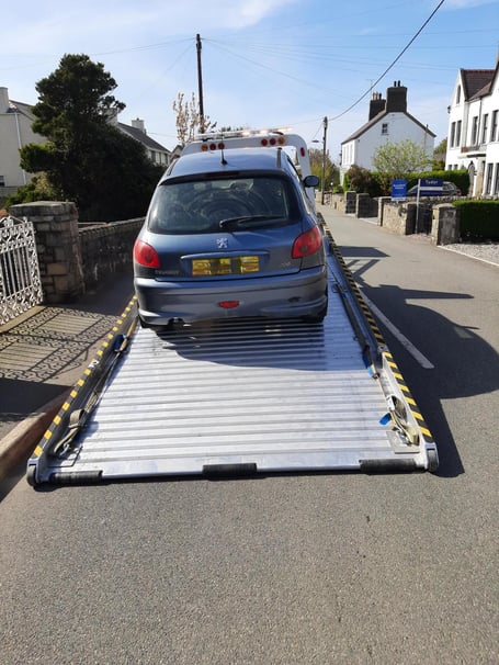 NWP Gwynedd South seized this car in Morfa Nefyn