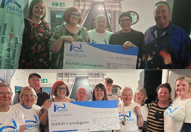 Goginan community effort raises £6,300 for HAHAV