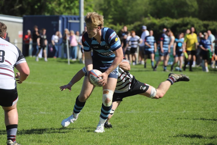 Aberystwyth lost possession in the second half (Photo: Mike Binks)