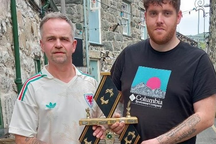 Dylan Roberts (left) and Kieran Roberts - Doubles