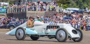 Babs returns to the sand 100 years after setting world record