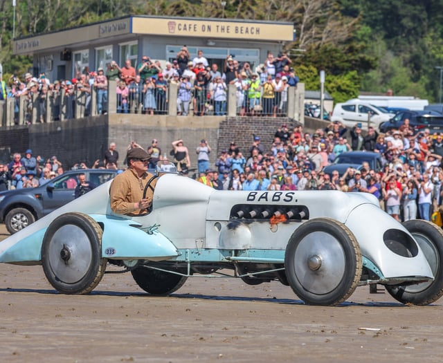 Babs returns to the sand 100 years after setting world record